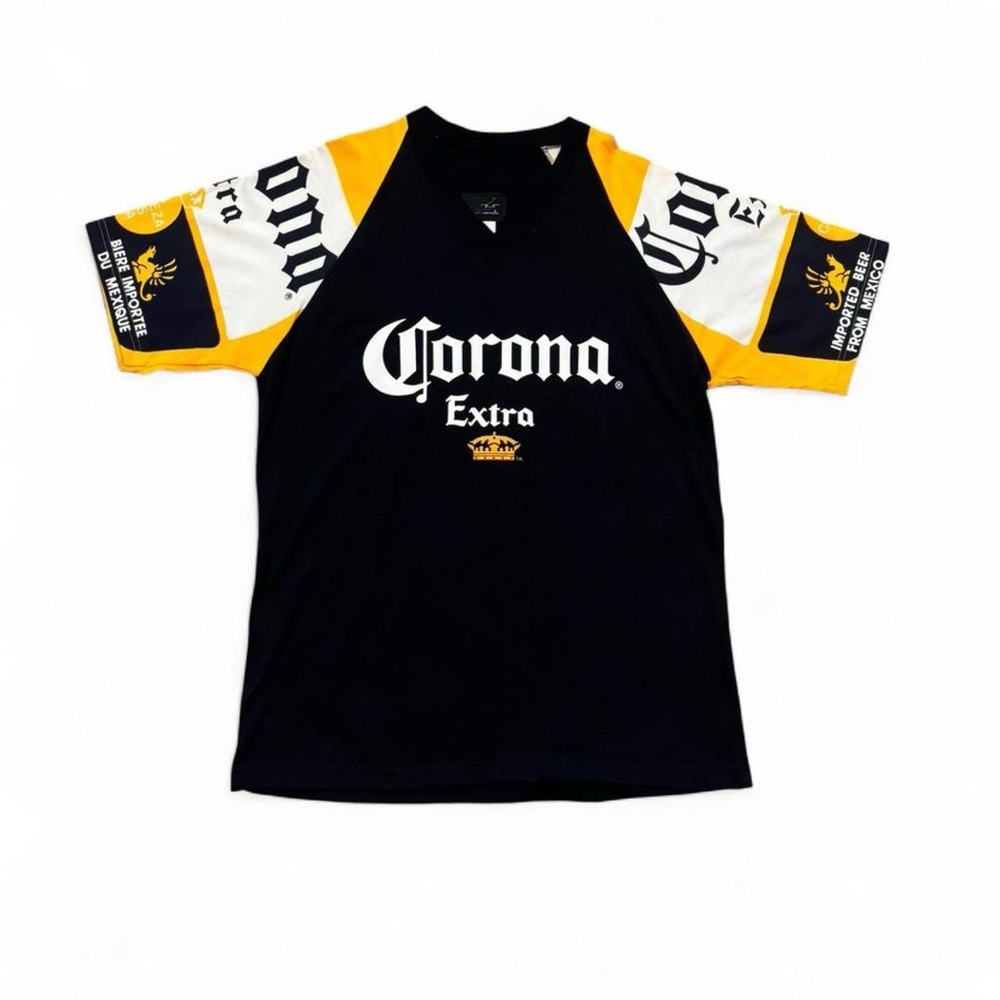 Corona Extra Limited Edition AOP Black and Yellow Short Sleeve Tee